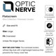 product variation OPTIC NERVE Unisex Flatscreen Shiny Silver Frame with Smoke Lens/Purple Mirror Sunglasses (22710) image