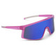 product variation OPTIC NERVE Unisex Gravel Cat Shiny Milky Pink Frame with Polarized Brown Lens Blue Mirror Sunglasses (22750) image