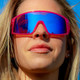 product variation OPTIC NERVE Unisex Gravel Cat Shiny Milky Pink Frame with Polarized Brown Lens Blue Mirror Sunglasses (22750) image