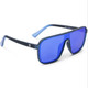product variation OPTIC NERVE Unisex Montrose Matte Crystal Navy Frame with Polarized Brown Lens Blue Mirror Sunglasses (22770) image