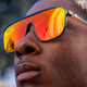 product variation OPTIC NERVE Unisex Montrose Shiny Tortoise Frame with Polarized Smoke Lens Red Mirror Sunglasses (22769) image