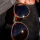 product variation OPTIC NERVE Unisex RiNO Matte Crystal Tortoise with Polarized Brown Lens Lifestyle Sunglasses (22773) image