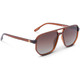 product variation OPTIC NERVE Unisex Wonderspoon Shiny Crystal Brown Frame with Polarized Brown Lens Sunglasses (22776) image
