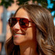 product variation OPTIC NERVE Unisex Wonderspoon Shiny Crystal Brown Frame with Polarized Brown Lens Sunglasses (22776) image