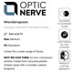 product variation OPTIC NERVE Unisex Wonderspoon Shiny Crystal Brown Frame with Polarized Brown Lens Sunglasses (22776) image