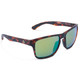 product variation OPTIC NERVE Unisex Rumble Matte Tortoise Frame with Polarized Amber Lens Green Mirror Sunglasses (22818) image