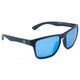 product variation OPTIC NERVE Unisex Rumble Matte Black Frame with Polarized Amber Lens Blue Mirror Sunglasses (22819) image