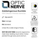product variation OPTIC NERVE Unisex Rumble Matte Black Frame with Polarized Amber Lens Blue Mirror Sunglasses (22819) image