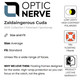 product variation OPTIC NERVE Unisex Cuda Matte Black Frame with Polarized Amber Lens Blue Flash Mirror Sunglasses (22821) image