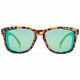 product variation OPTIC NERVE Unisex Argo Matte Black/Matte Demi Lifestyle Sunglasses with Polarized Smoke Lens Green Mirror (22834) image