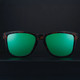 product variation OPTIC NERVE Unisex Argo Matte Black/Matte Demi Lifestyle Sunglasses with Polarized Smoke Lens Green Mirror (22834) image