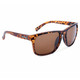 product variation OPTIC NERVE Ziggy XL Matte Tortoise Sunglasses with Polarized Brown Lens (22838) image
