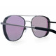 product variation OPTIC NERVE Unisex Palisade Matte Gunmetal/Matte Black Metal Sunglasses with Polarized Smoke Lens Green Mirror (22829) image