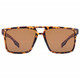 product variation OPTIC NERVE Unisex Larimer Matte Tortoise Sport Sunglasses with Polarized Brown Lens (22848) image