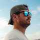 product variation OPTIC NERVE Unisex Larimer Matte Gray Tortuga Sport Sunglasses with Hydroglare Polarized Smoke Lens Ice Blue Mirror (22883) image