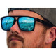product variation OPTIC NERVE Unisex Larimer Matte Gray Tortuga Sport Sunglasses with Hydroglare Polarized Smoke Lens Ice Blue Mirror (22883) image