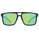 product variation OPTIC NERVE Unisex Larimer Matte Black Sport Sunglasses with Hydroglare Polarized Brown Lens Green Mirror (22884) image