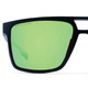 product variation OPTIC NERVE Unisex Larimer Matte Black Sport Sunglasses with Hydroglare Polarized Brown Lens Green Mirror (22884) image