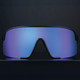product variation OPTIC NERVE Unisex Vapor Trail Matte Black Sport Sunglasses with Polarized Brown Lens Blue Mirror (22839) image