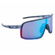 product variation OPTIC NERVE Vapor Trail Crystal Gray Sunglasses with Polarized Smoke Lens Green Mirror (22840) image