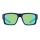 product variation OPTIC NERVE Caddo Matte Black Sunglasses with Hydroglare Polarized Brown Lens Green Mirror (22872) image