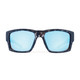 product variation OPTIC NERVE Caddo Matte Gray Tortuga Sunglasses with Hydroglare Polarized Smoke Lens Ice Blue Mirror (22873) image