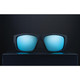 product variation OPTIC NERVE Caddo Matte Gray Tortuga Sunglasses with Hydroglare Polarized Smoke Lens Ice Blue Mirror (22873) image