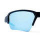 product variation OPTIC NERVE Unisex Durango Matte Black Sport Sunglasses with Hydroglare Polarized Smoke Lens Ice Blue Mirror (22869) image
