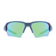 product variation OPTIC NERVE Unisex Durango Matte Aluminum Gray Sport Sunglasses with Hydroglare Polarized Brown Lens Green Mirror (22870) image