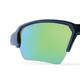 product variation OPTIC NERVE Unisex Durango Matte Aluminum Gray Sport Sunglasses with Hydroglare Polarized Brown Lens Green Mirror (22870) image