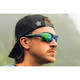 product variation OPTIC NERVE Unisex Durango Matte Aluminum Gray Sport Sunglasses with Hydroglare Polarized Brown Lens Green Mirror (22870) image