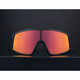 product variation OPTIC NERVE Unisex Gravel Cat Matte Black Frame with Photochromic Lens Red Mirror Sunglasses (22843) image