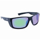 product variation OPTIC NERVE Unisex Staunton Matte Black Frame with HYDROGLARE Polarized Brown Lens Green Mirror Sunglasses (22875) image