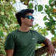 product variation OPTIC NERVE Unisex Staunton Matte Black Frame with HYDROGLARE Polarized Brown Lens Green Mirror Sunglasses (22875) image