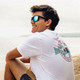 product variation OPTIC NERVE Kingfish Matte Black Sunglasses with Hydroglare Polarized Smoke Lens Ice Blue Mirror (22877) image