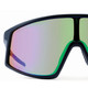 product variation OPTIC NERVE Unisex Stone Cat Matte Black Frame with HYDROGLARE Polarized Brown Lens Green Mirror Sunglasses (22879) image