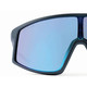 product variation OPTIC NERVE Unisex Stone Cat Matte Aluminum Gray Frame with HYDROGLARE Polarized Smoke Lens Ice Blue Mirror Sunglasses (22880) image