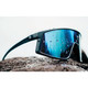 product variation OPTIC NERVE Unisex Stone Cat Matte Aluminum Gray Frame with HYDROGLARE Polarized Smoke Lens Ice Blue Mirror Sunglasses (22880) image