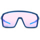 product variation OPTIC NERVE Unisex FixiePHENOM 2.0 Matte Blue Frame with Copper Lens Silver Mirror Sunglasses (22812) image