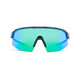 product variation OPTIC NERVE FixieSLICE Crystal Gray with Smoke Lens Green Mirror Sunglasses (22807) image