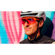 product variation OPTIC NERVE FixieSLICE Crystal Orange with Rose Lens Blue Mirror Sunglasses (22809) image