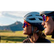 product variation OPTIC NERVE FixieSLICE Crystal Orange with Rose Lens Blue Mirror Sunglasses (22809) image