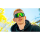 product variation OPTIC NERVE FixiePHENOM 2.0 Matte Black with Smoke Lens Green Mirror Sunglasses (22810) image