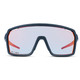 product variation OPTIC NERVE FixiePHENOM 2.0 Matte Gray with Photochromic Smoke Lens Red Mirror Sunglasses (22813) image