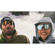 product variation OPTIC NERVE FixieRUSH Matte Black with Brown Lens Blue Mirror Sunglasses (22816) image