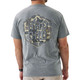 product variation Burlebo men's Rad Dad deer camo pocket tee in dark heather grey image