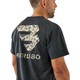 product variation BURLEBO Flying B Classic Deer Camo/Heather Black Short Sleeve Tee (SST-FBCDC-HB) image