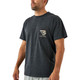 product variation BURLEBO Flying B Classic Deer Camo/Heather Black Short Sleeve Tee (SST-FBCDC-HB) image