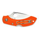 product variation SPYDERCO Dragonfly 2 Lightweight Orange FRN Handle PlainEdge Folding Knife (C28POR2) image