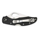 product variation SPYDERCO Meadowlark 2 Lightweight FRN Black Handle PlainEdge Folding Knife (BY04PBK2) image